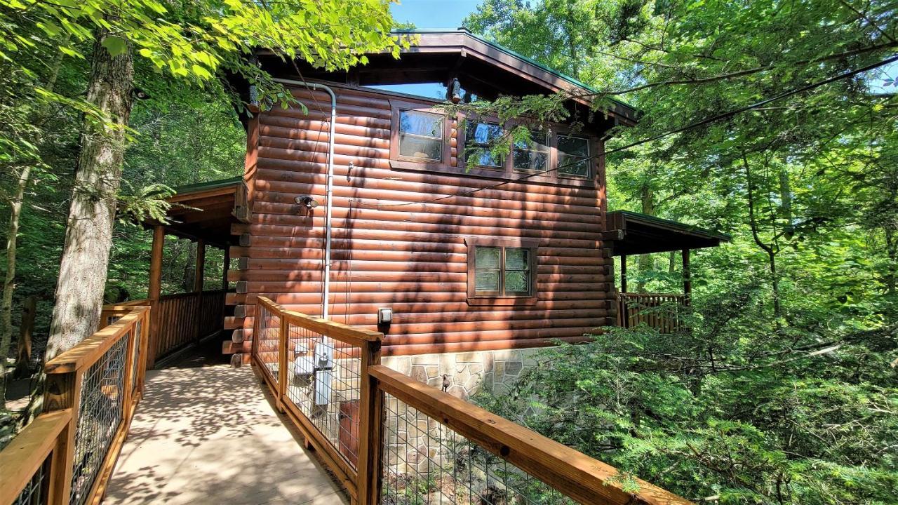 Mountain Joy -Private Treehouse Style Cabin That Sleeps 4-Free Tickets แกตลิงเบิร์ก ภายนอก รูปภาพ